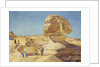 The Great Sphinx at the Pyramids of Giza, 1854 by Thomas Seddon
