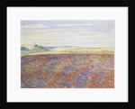 Study of a landscape with a ploughed field, Eragny-sur-Epte, c. 1886 - 1890 by Camille Pissarro
