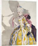 Design for a Costume of a Marquise for the ballerina Tamara Karsavina, 1924 by Konstantin Andreevic Somov