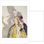 Design for a Costume of a Marquise for the ballerina Tamara Karsavina, 1924 by Konstantin Andreevic Somov