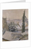 East Knoyle Church: Snow, 1917 by Lucien Pissarro