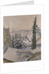 East Knoyle Church: Snow, 1917 by Lucien Pissarro