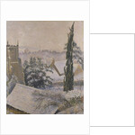 East Knoyle Church: Snow, 1917 by Lucien Pissarro