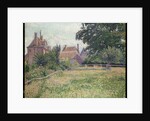 La Maison de la Sourde, Éragny, 1886 by Lucien Pissarro