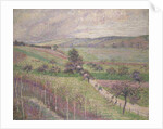 The Thierceville Road, Early Spring, 1893 by Lucien Pissarro