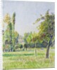 Study of the orchard of the artist's house at Eragny-sur-Epte, c. 1890 by Camille Pissarro