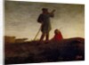 Recalling the Flock, 1866-72 by Jean-Francois Millet