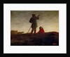 Recalling the Flock, 1866-72 by Jean-Francois Millet
