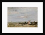 A Beach Scene at Trouville, 1860s by Eugene Louis Boudin