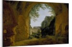 A View of a Garden, seen from within a Roman Vault, 1802 - 1824 by Francois-Marius Granet