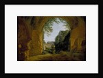 A View of a Garden, seen from within a Roman Vault, 1802 - 1824 by Francois-Marius Granet