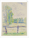 La Barrière, Eragny Meadows, c.1886 by Lucien Pissarro