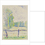 La Barrière, Eragny Meadows, c.1886 by Lucien Pissarro