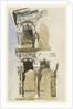 Part of the Façade of the destroyed Church of San Michele in Foro, Lucca, sketched in Colour, 30 June - 1 July 1846 by John Ruskin