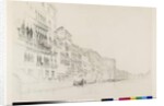 View from the Palazzo Bembo to the Palazzo Grimani, Venice, May - June 1870 by John Ruskin