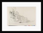 View from the Palazzo Bembo to the Palazzo Grimani, Venice, May - June 1870 by John Ruskin