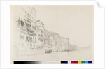 View from the Palazzo Bembo to the Palazzo Grimani, Venice, May - June 1870 by John Ruskin