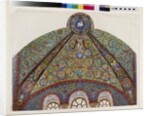 Drawing of Mosaics in the Vault of the Chancel of San Vitale, Ravenna, 1884 by Thomas Matthews Rooke