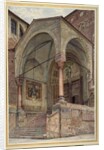 The North Porch of San Fermo Maggiore, Verona, Italy, c. 1884 by Frank Randal