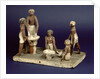 Model of five men brewing by Egyptian 11th Dynasty