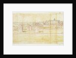 Hampton Court Palace from the North, c.1544 by Anthonis van den Wyngaerde