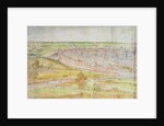 Panoramic View of Brussels, 16th century by Anthonis van den Wyngaerde
