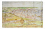 Panoramic View of Brussels, 16th century by Anthonis van den Wyngaerde