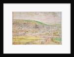 Panoramic View of Brussels, 16th century by Anthonis van den Wyngaerde