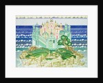 Design for the decor of the 1928 production of Rimsky-Korsakov's opera 'Grad Kitezh' in Paris, 1928 by Ivan Jakovlevich Bilibin