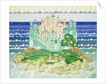 Design for the decor of the 1928 production of Rimsky-Korsakov's opera 'Grad Kitezh' in Paris, 1928 by Ivan Jakovlevich Bilibin