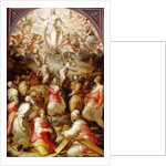 Christ in Glory with Sts Agnes and Helena, 16th century by Giovanni Battista Naldini