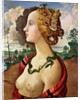 Copy of 'Portrait of Simonetta Vespucci', by Piero di Cosimo by Konstantin Andreevic Somov