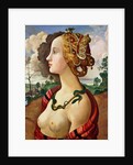 Copy of 'Portrait of Simonetta Vespucci', by Piero di Cosimo by Konstantin Andreevic Somov