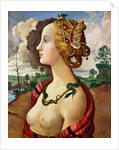 Copy of 'Portrait of Simonetta Vespucci', by Piero di Cosimo by Konstantin Andreevic Somov