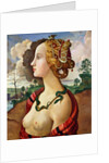 Copy of 'Portrait of Simonetta Vespucci', by Piero di Cosimo by Konstantin Andreevic Somov