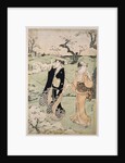 Cherry blossom viewing at Mount Asuka, 1785 by Torii Kiyonaga
