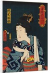 The actor Ichimura Kakitsu IV in the female role of Ikazuchi no Otsuru, 1861 by Utagawa Kunisada II