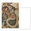 Ch?senko Teitokuson attacked by a snake on a mountain path, 1827-30 by Utagawa Kuniyoshi