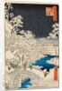 Yūhi Hill and Drum Bridge at Meguro, 1857 by Ando or Utagawa Hiroshige