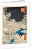 Yūhi Hill and Drum Bridge at Meguro, 1857 by Ando or Utagawa Hiroshige