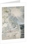 Dante and Statius sleeping, Virgil Watching by William Blake