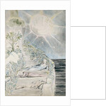 Dante and Statius sleeping, Virgil Watching by William Blake