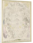 The Deity, from whom proceed the Nine Spheres by William Blake