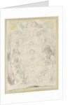 The Deity, from whom proceed the Nine Spheres by William Blake