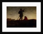 Recalling the Flock, 1866-72 by Jean-Francois Millet