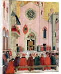St. Vincent Ferrer Preaching in front of the Church of Sant' Eufemia in Verona by Bartolomeo degli Erri