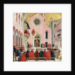 St. Vincent Ferrer Preaching in front of the Church of Sant' Eufemia in Verona by Bartolomeo degli Erri