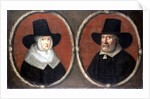 John Tradescant the Elder and his Wife Elizabeth, 1656 by English School