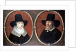 John Tradescant the Elder and his Wife Elizabeth, 1656 by English School