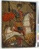 St. George slaying the Dragon, icon, Creto-Venetian School by School Greek